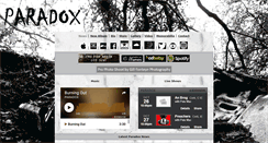 Desktop Screenshot of paradoxrock.com
